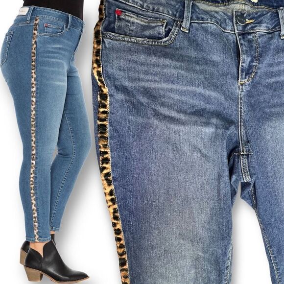 Women’s SLINK HIGH RISE ANKLE - TINA CURVY JEANS SIZE 18 Blue MSRP $88 - Picture 3 of 9